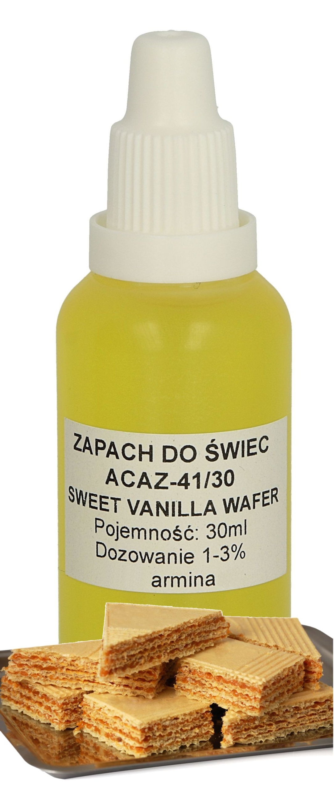 

Zapach Do Świec Wosku Kominka Wafel Waniliowy 30ML