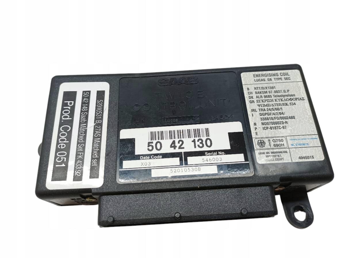 Unité commande confort 5042130 52010530B Saab 9-5 et (1997-2009)