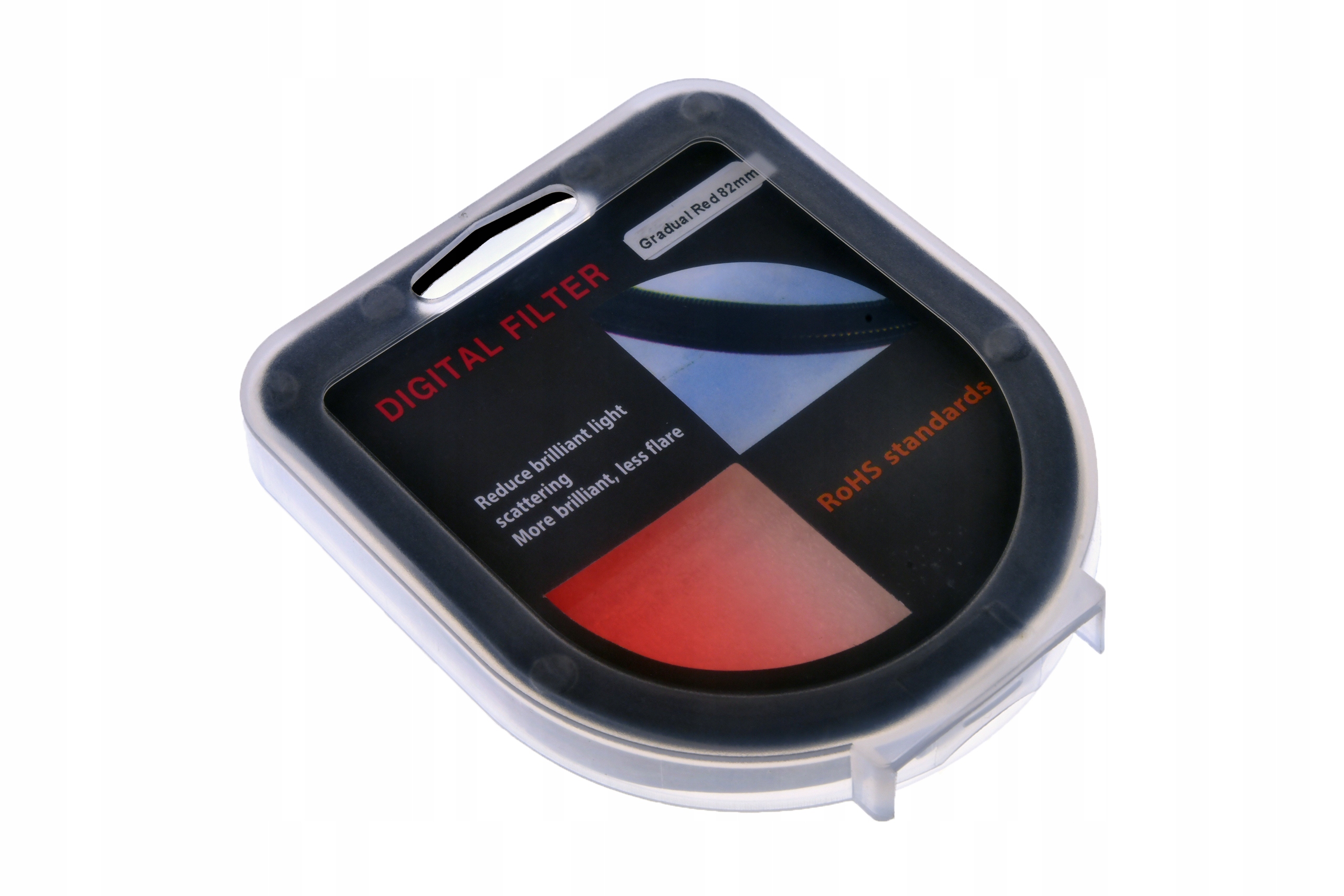 Filtr połówkowy 82mm Czerwony Model inny