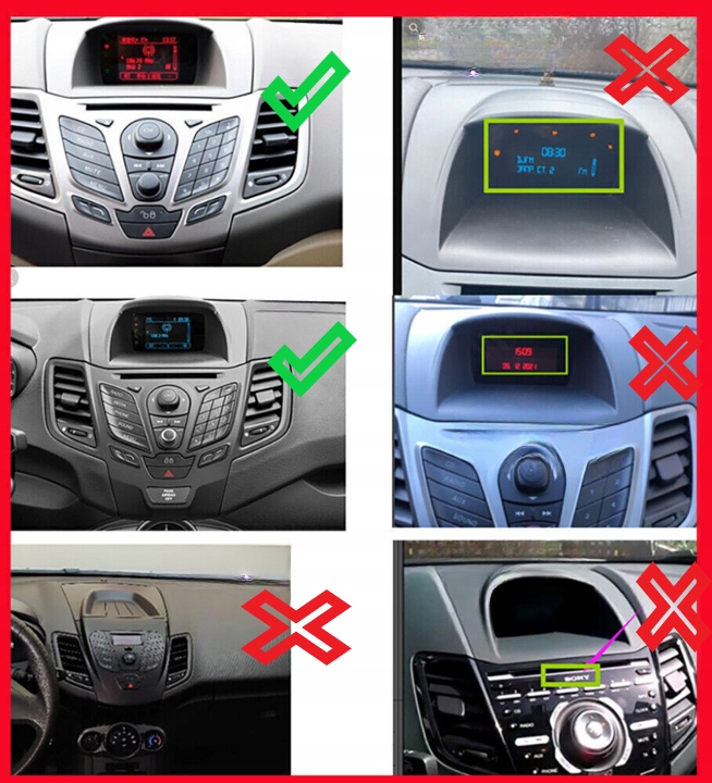 RADIO SAMOCHODOWE 2 DIN ANDROID NAWIGACJA WIFI FORD FIESTA 2009-2017 Marka inna