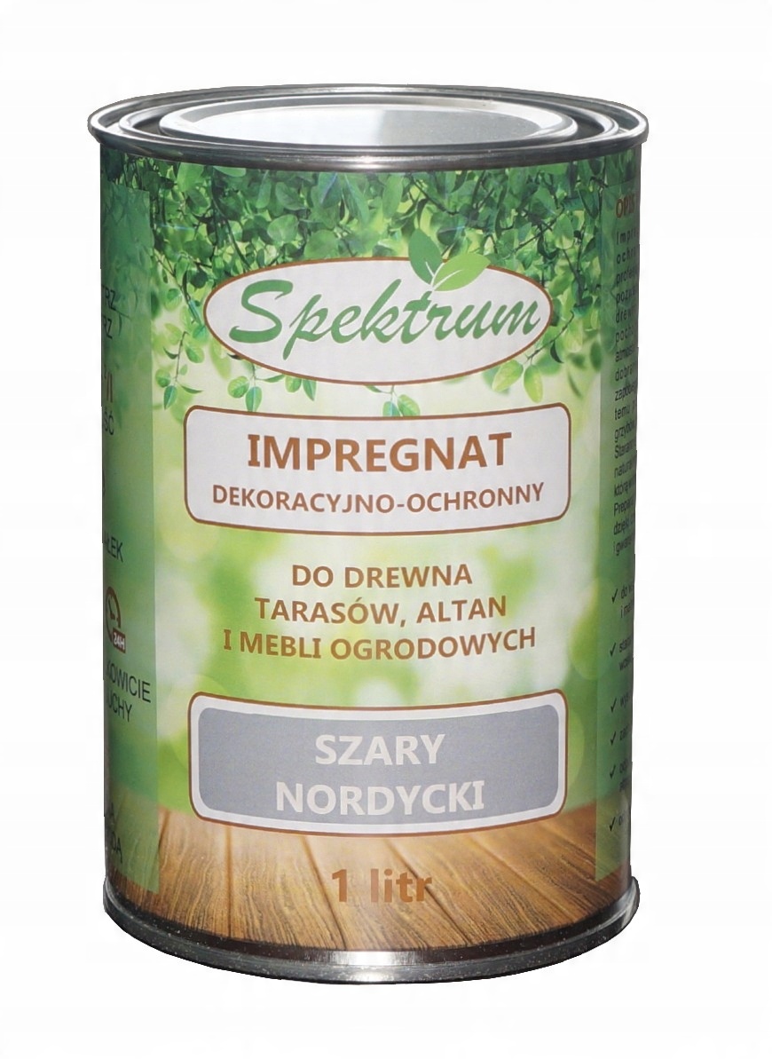 

Impregnat do drewna Spektrum 1 litr szary