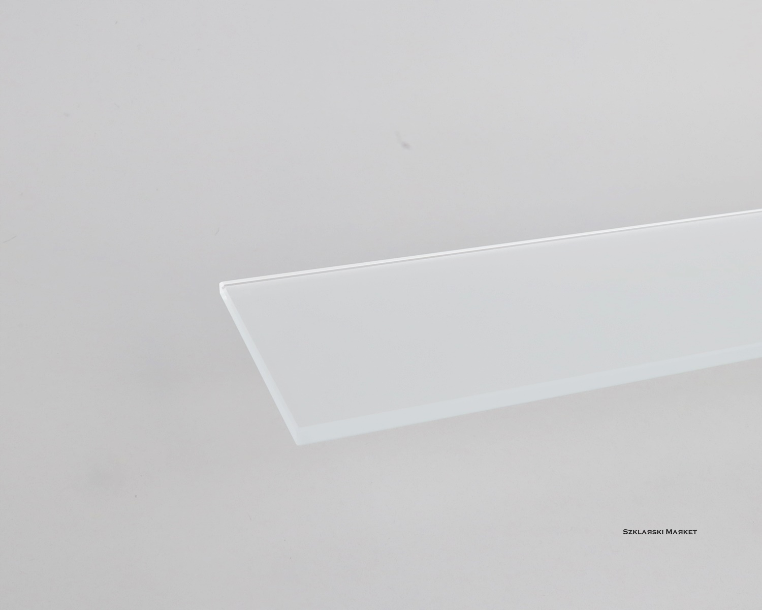 

Półka szklana 6mm matowa satyna opti 12x60 cm