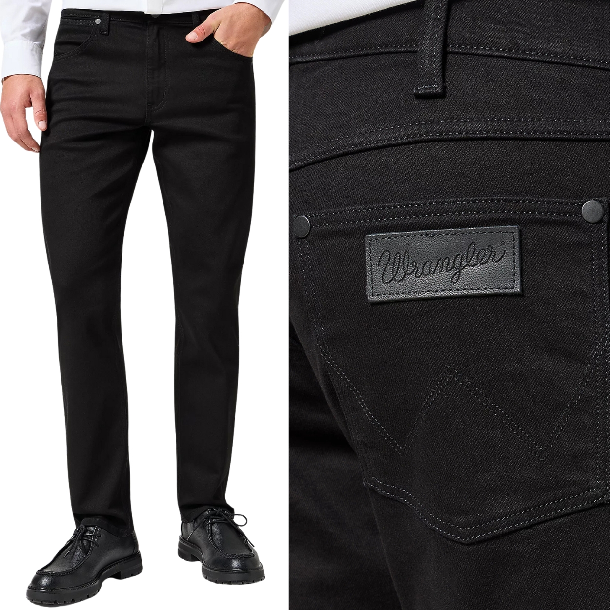 Wrangler Greensboro Free To Stretch pohodlné jednoduché džínové kalhoty W30 L34
