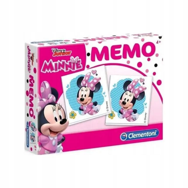 MEMO MYSZKA MINNIE GRA PAMIĘCIOWA 48 KART CLEMENTONI