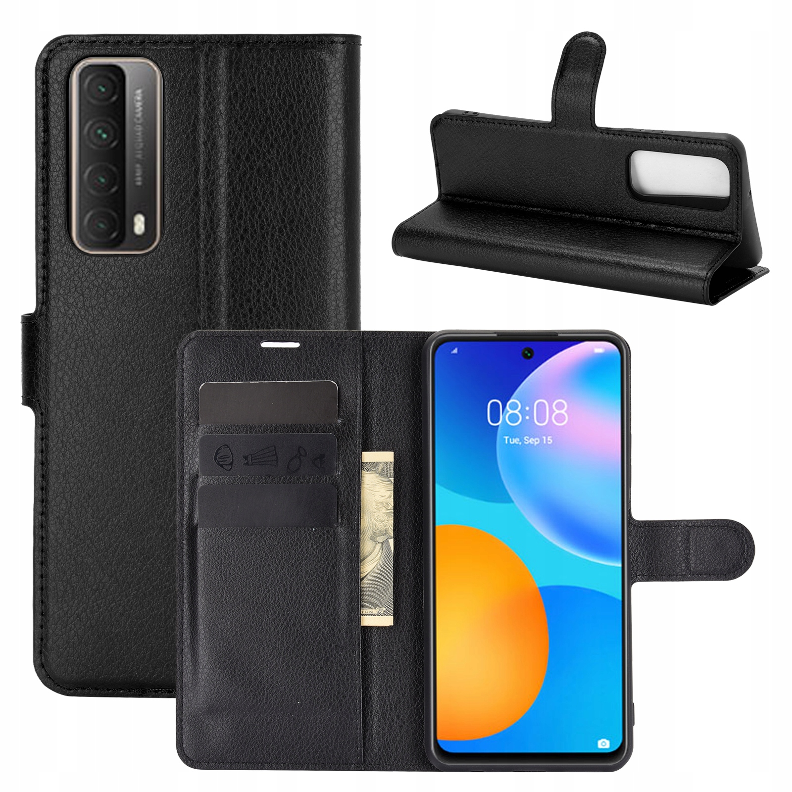 

Etui Case Portfel Litchi Do Huawei P Smart 2021