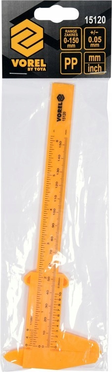 SUWMIARKA 150 MM PLASTIKOWA +/-0,05mm Kod producenta 15120