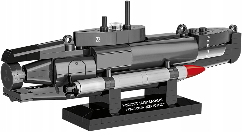 KLOCKI COBI 4846 OKRĘT U-BOAT XXVII SEEHUND PODWOD Marka Cobi