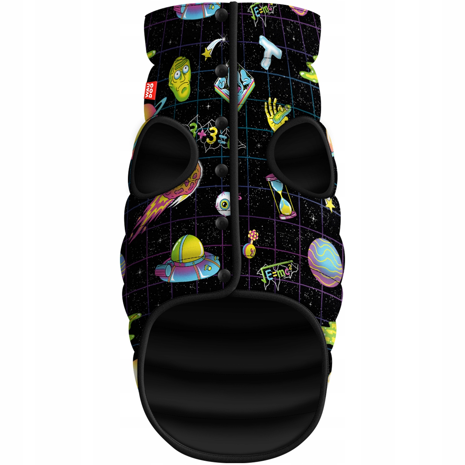 Levně Bunda pro psy Waudog Clothes, motiv "Rick a Morty 2", velikost XL (D65)