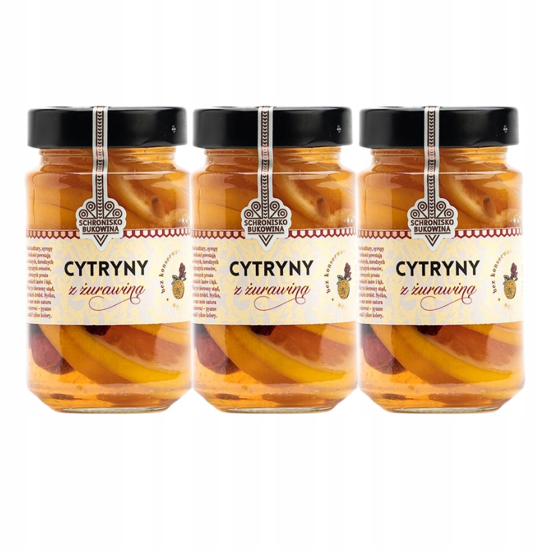 Citrony s brusinkami 200 g Schronisko Bukowina bio citrony Bio