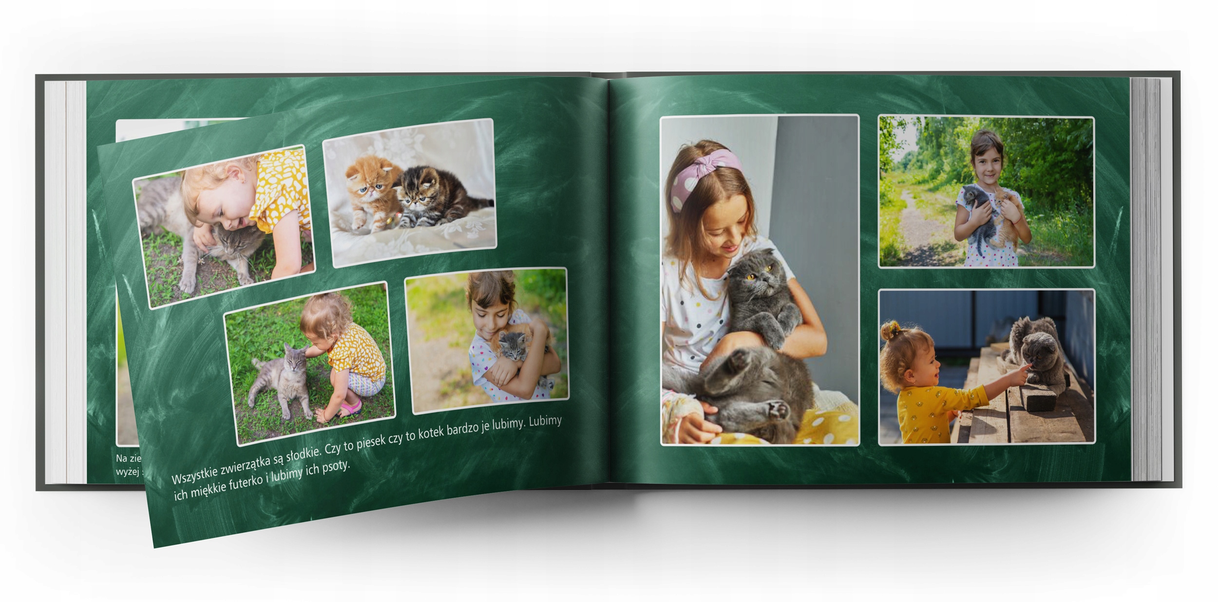 Foto-książka A4 poziom 40 stron, foto-album, twarda oprawa Liczba stron 40