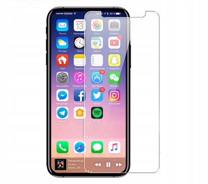 ETUI PANCERNE SHOCKPROF DO IPHONE X / XS + SZKŁO Kolor bezbarwny