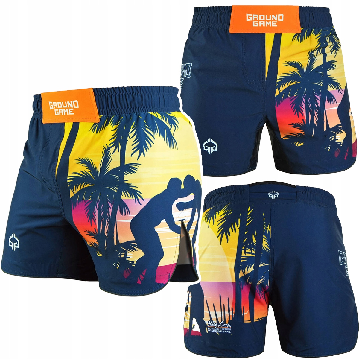 Krótkie spodenki męskie treningowe Ground Game Hang Loose r. M