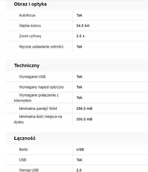 KAMERKA INTERNETOWA USB Microsoft LifeCam NX-3000 Marka Microsoft