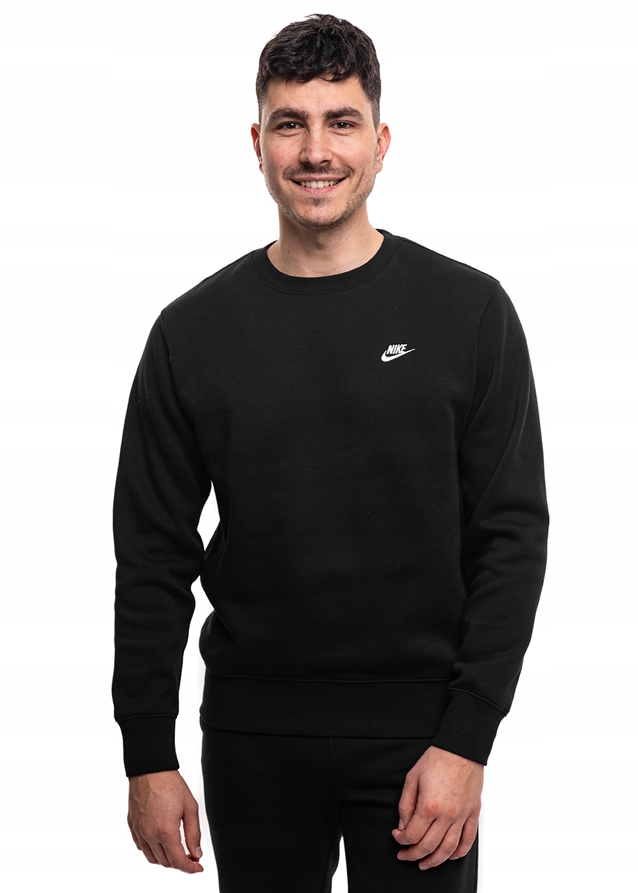 Pánská Mikina Nike Sportovní bavlněná bez kapuce Club Bb vel XL