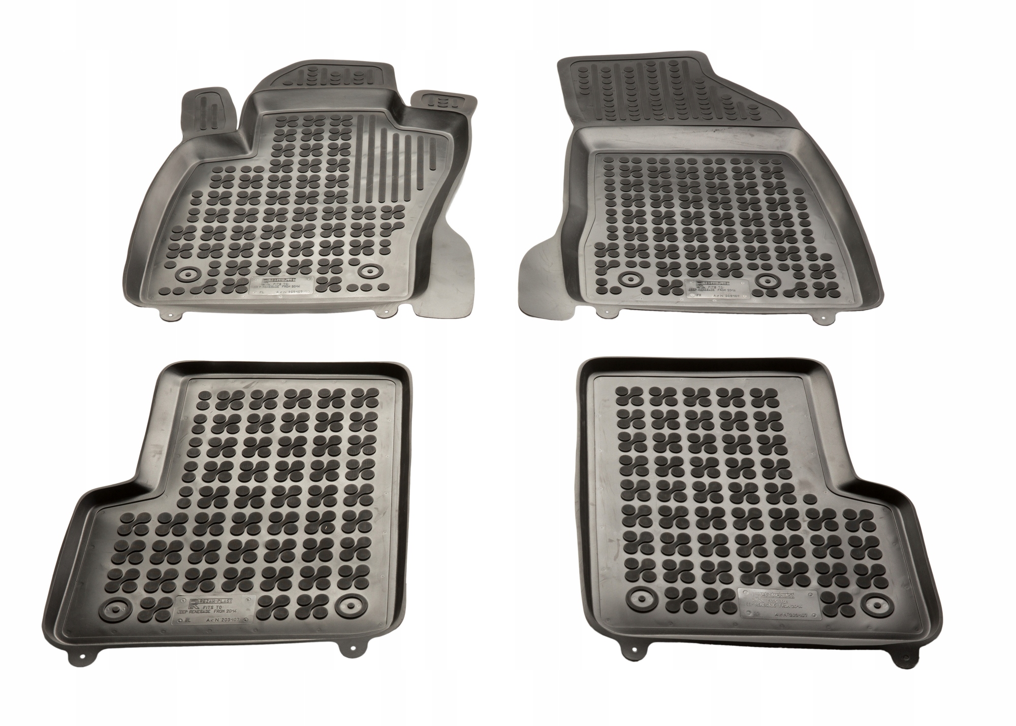 

Jeep Renegade Dywaniki gumowe kpl. Rezaw-Plast