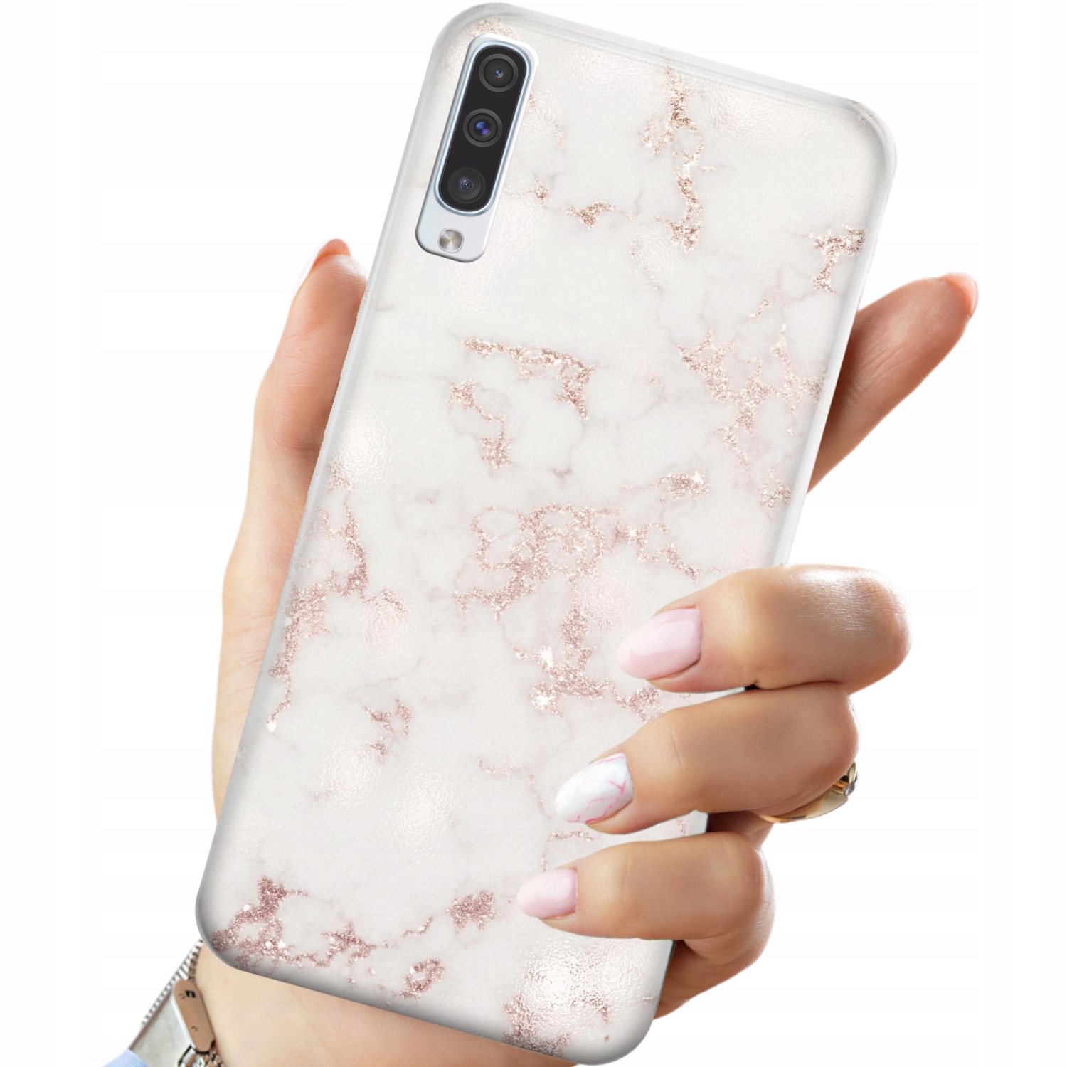 

Etui do Samsung A50/ A50S/ A30S Białe guma