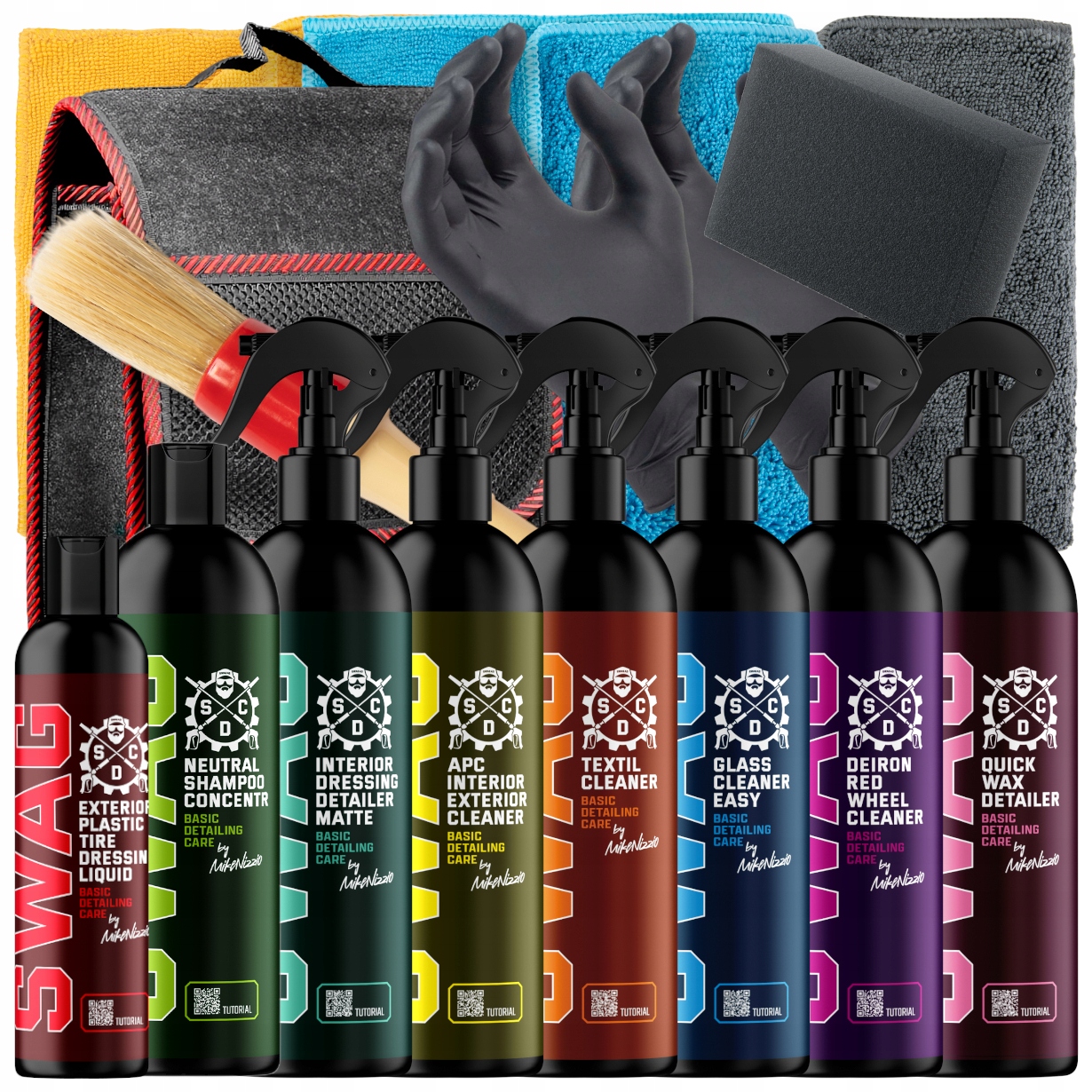 Zestaw Detailingowy Swag Basic 8x500ml Do Wnętrza I Mycia Auta