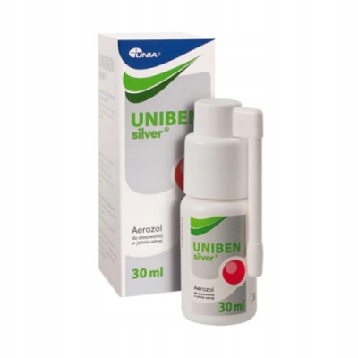

Uniben Silver płyn na stan zapalny gardła 30 ml