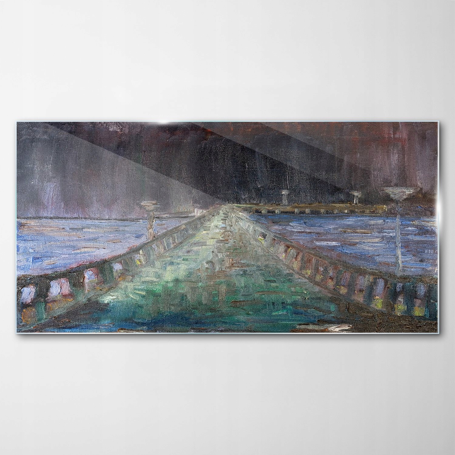 Obraz na skle Dekor More Krajina Resort 140x70