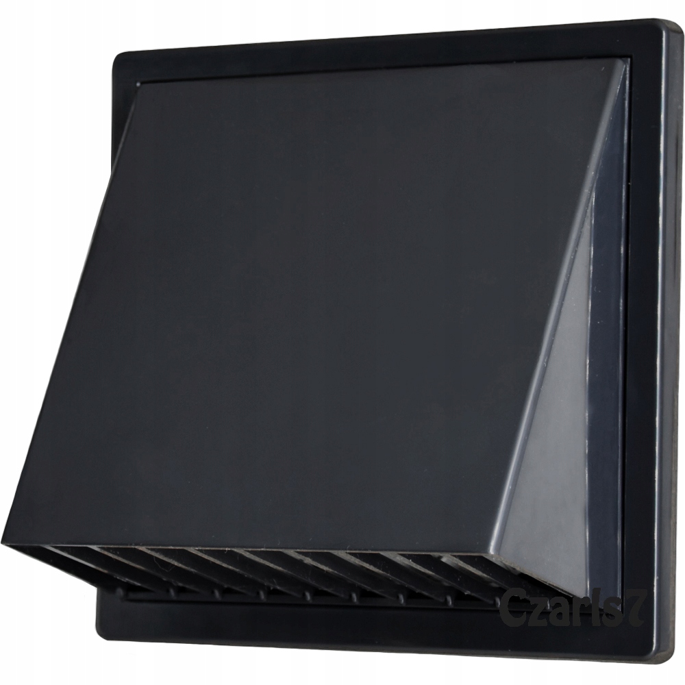 WYRZUTNIA KRATKA WYLOT ŚCIENNY Z OKAPEM Fi 150 GRAFIT