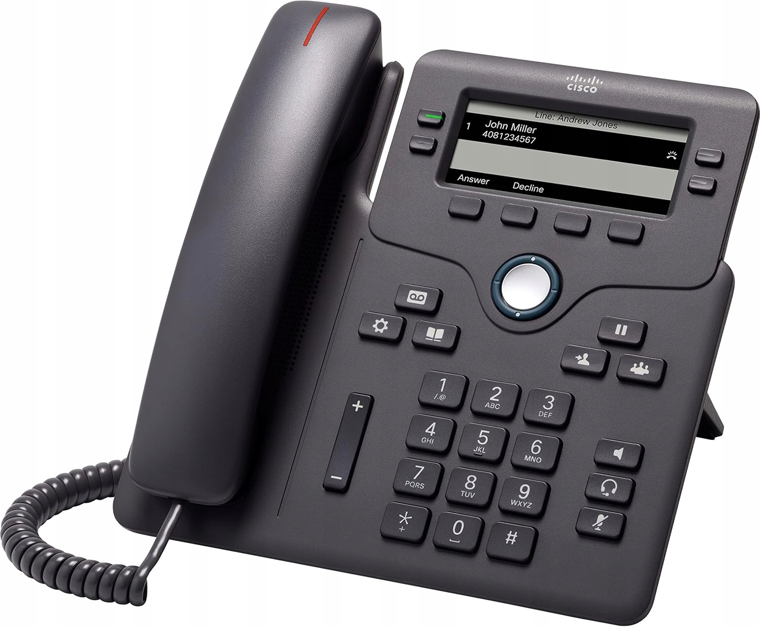 Ip telefón Cisco 6851 VoIP Sip PoE kancelársky telefón do call centra