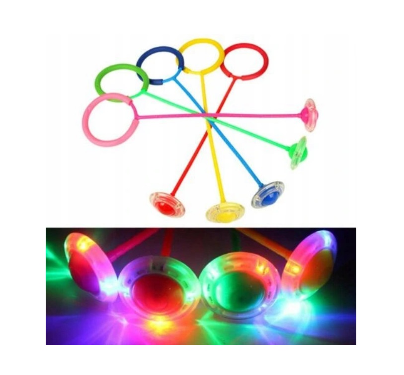 Hula Hop na nogę Skipper skakanka LED GRANATOWA EAN (GTIN) 6932251105873