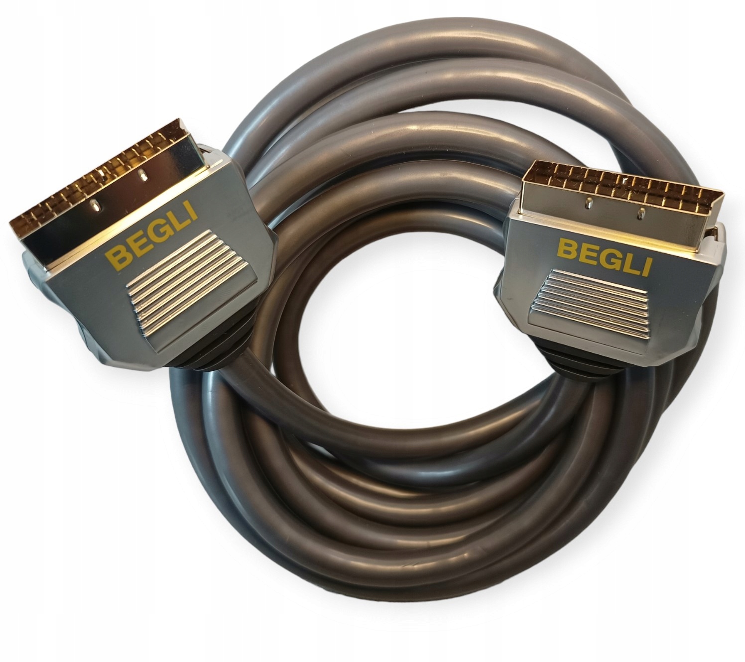 Kabel EURO-EURO eurozłącze SCART 21p przewód 5m Kod producenta 03952