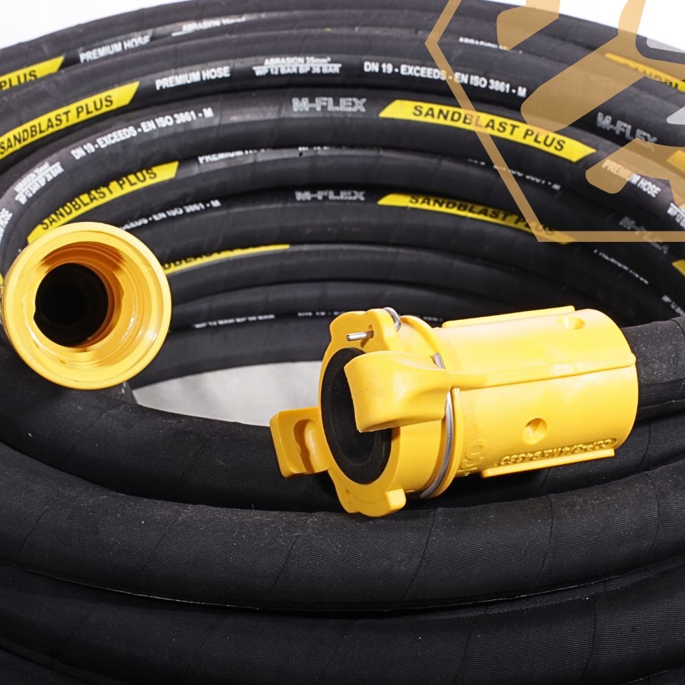 10m wąż do piaskowania 3/4" śrutowania 19mm M-flex nhp 34 cqp do piaskarki EAN (GTIN) 5906476972054