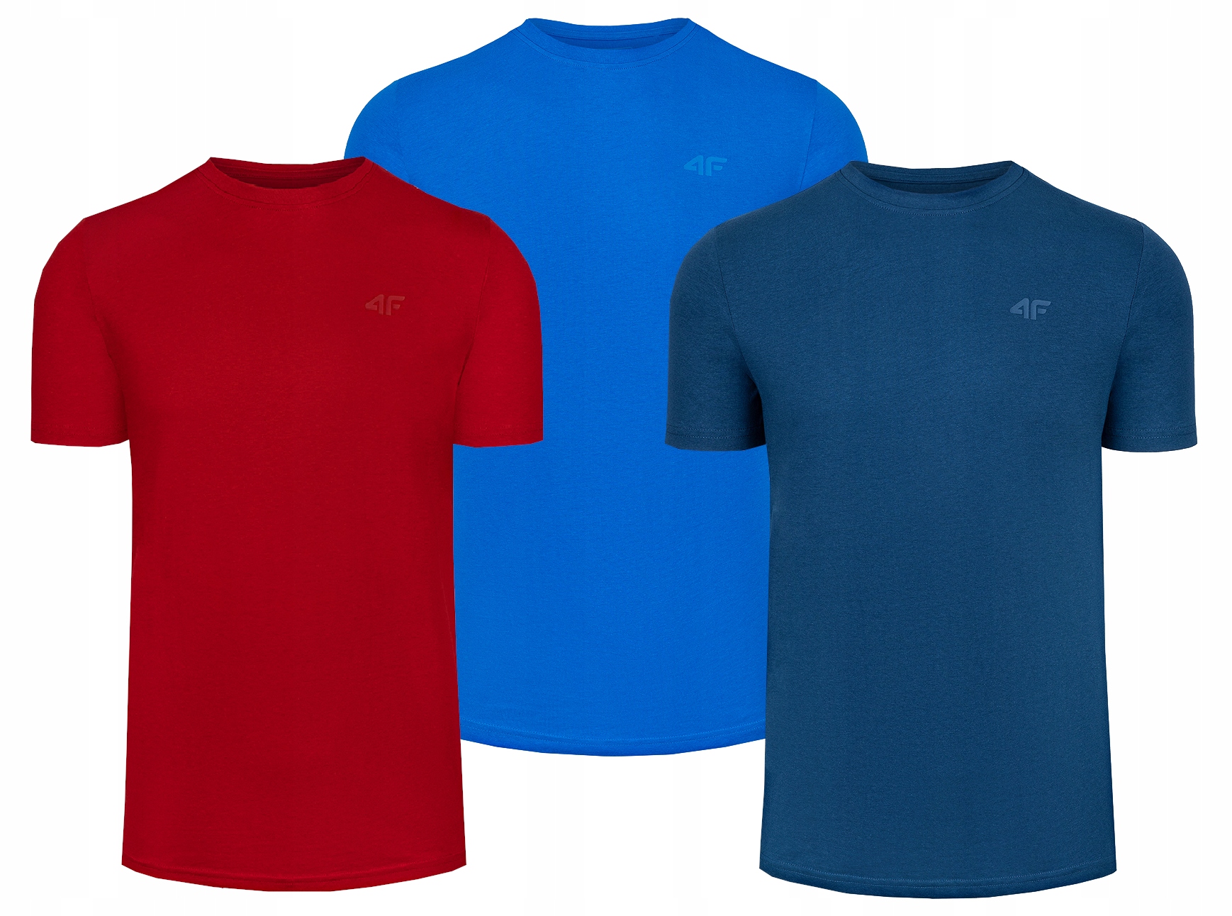 

4F Koszulka Męska T-shirt Zestaw Sportowy 3SZT