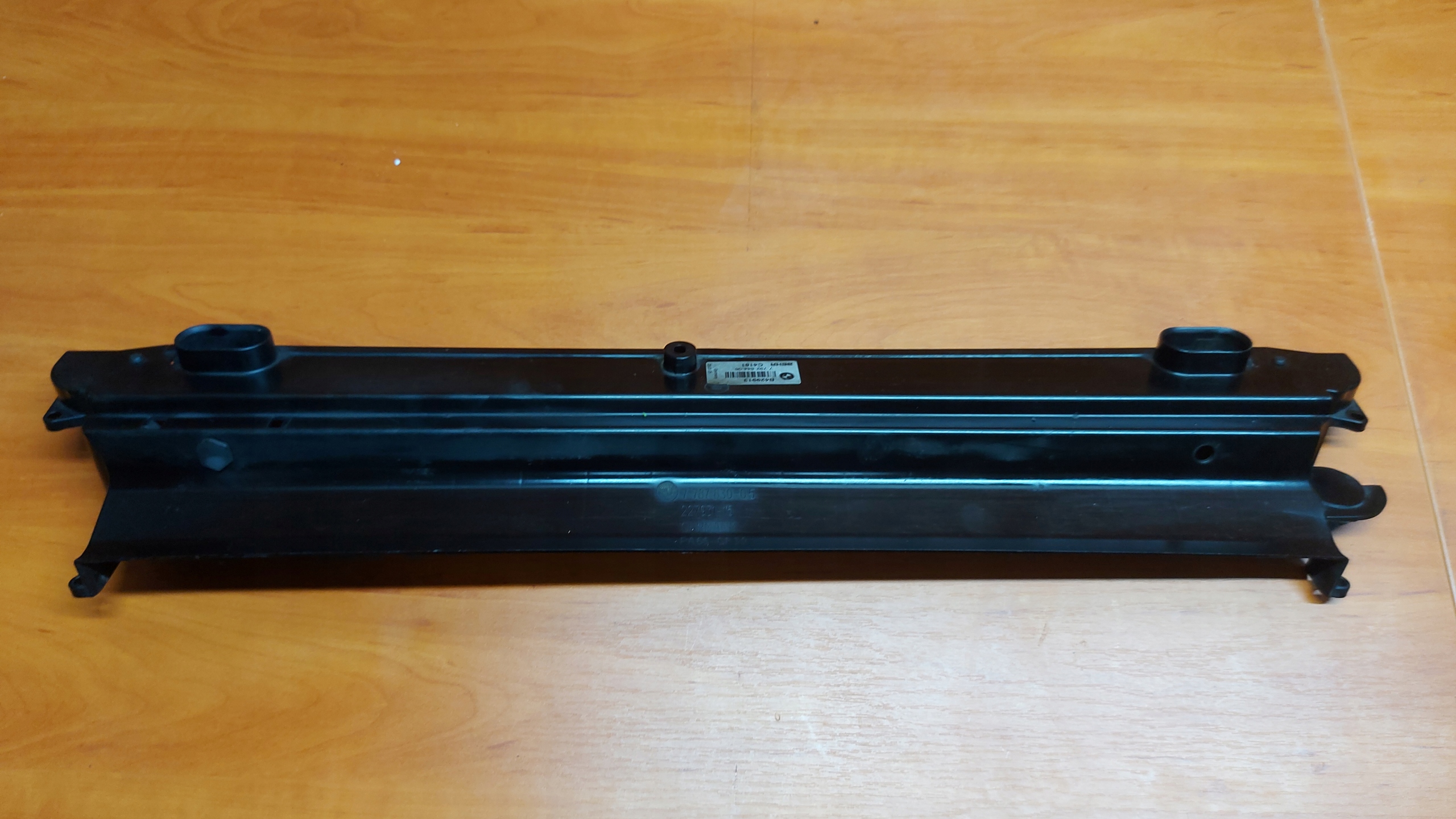 cover supports tension belt radiator front front BMW 5 E60 E61 525D 530D