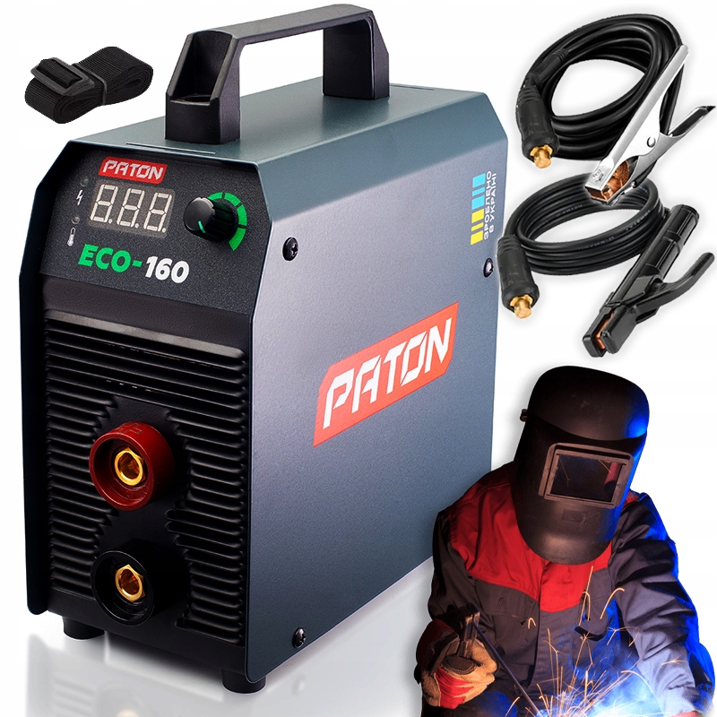 SPAWARKA INWERTOROWA PATON ECO 160A MMA TIG LIFT ELEKTRODOWA ARC