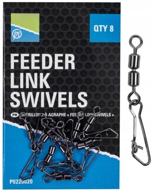 Agrafka z krętlikiem Preston Double Feeder Link