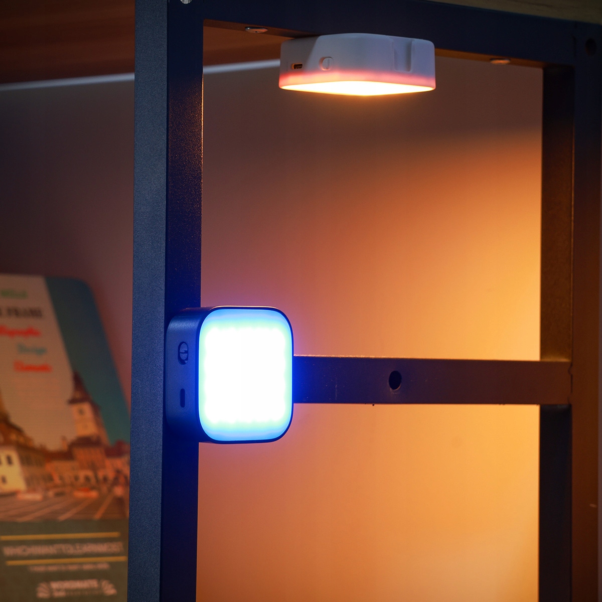 Lampa LED Ulanzi U60 RGB na Magens Klips 1/4'' ISO do Telefon Aparat Kamera Liczba źródeł światła 60