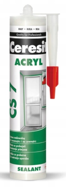 

Ceresit Silikon Akrylowy Wykończeniowy CS7 280ml