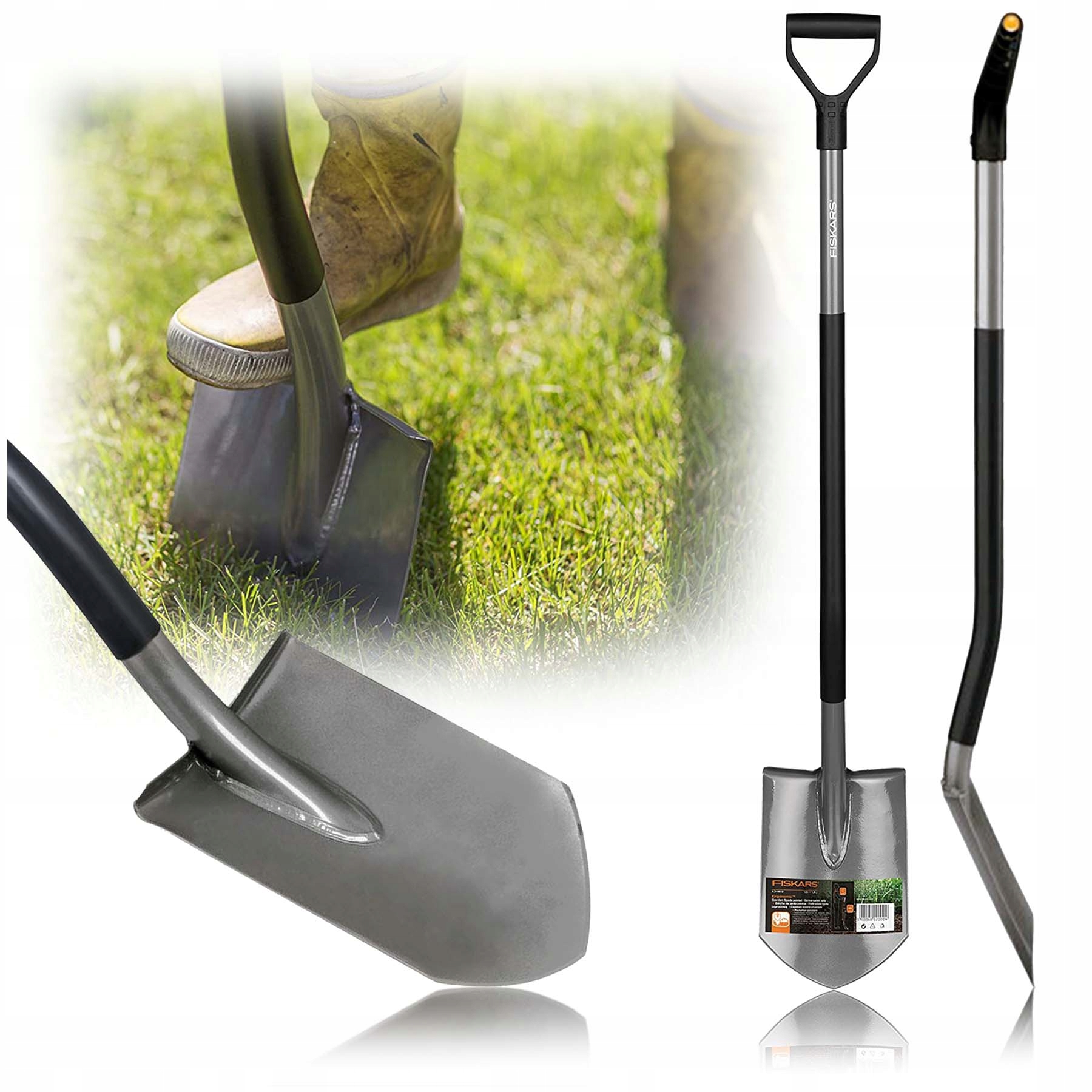 

Łopata Fiskars Ostra Ergonomic Do Ogrodu Hartowana