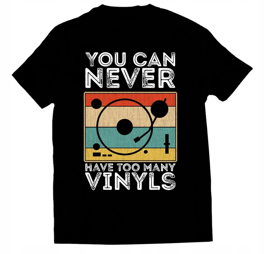 

Koszulka Adapter Tshirt Gramofon Winyle Muzyka 4XL