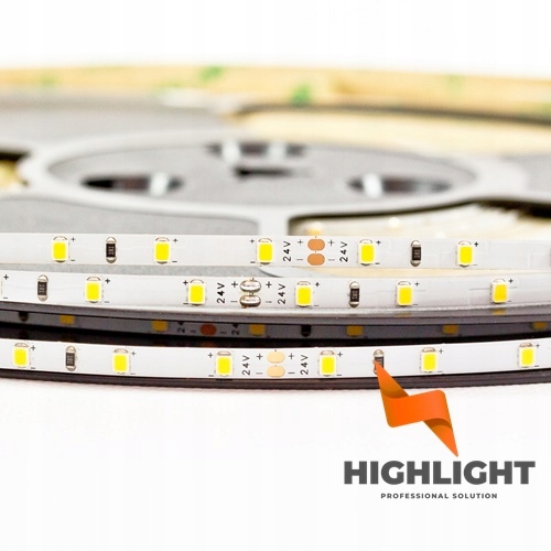 20 m Led pásik 4,8 W studený 24 V 2835 Smd slim 5 mm
