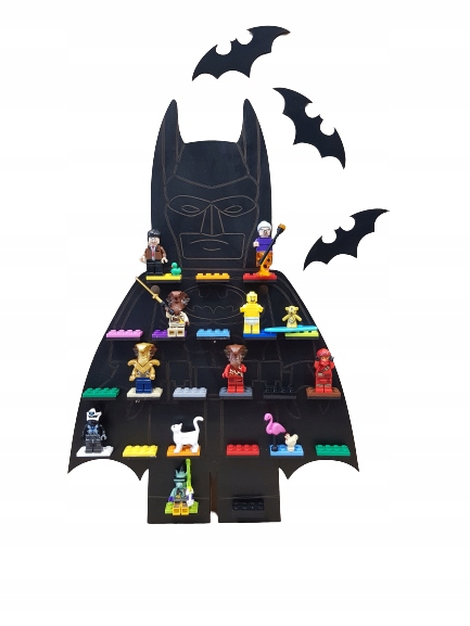 

Batman Ludziki M półka na klocki figurki czarna