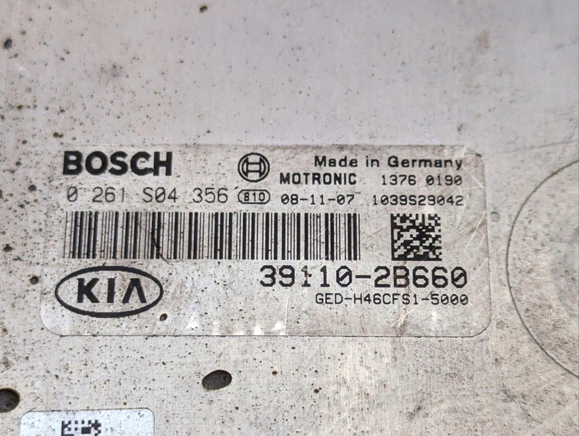 Montaggio startowy Kia Ceed ED 2009 39110-28660