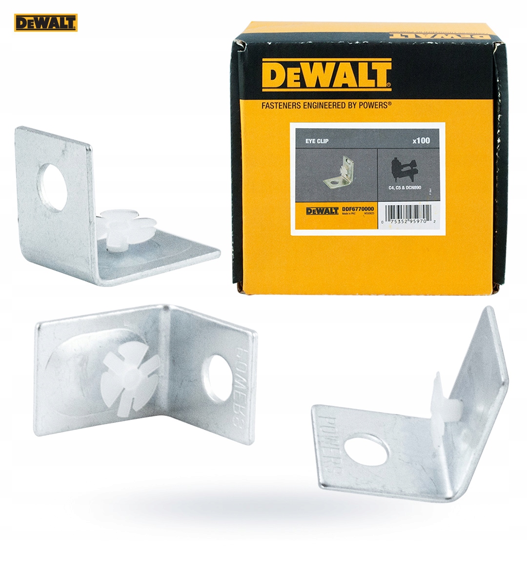  100шт кутовий кронштейн з вушком. для Dcn890 DeWALT EAN (GTIN) 075352959702