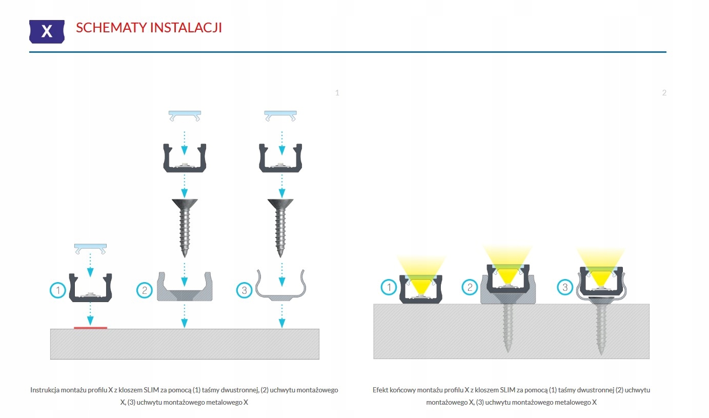 ZAŚLEPKA SZARA X - Profil Alu. LUMINES EAN (GTIN) 5901854775401