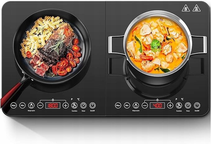 Płyta Indukcyjna Aobosi Podwójna Przenośna Płyta Sterowanie Dotykowe 3500 W