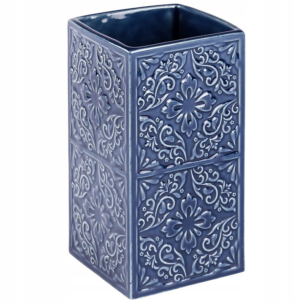KUBEK CERAMICZNY NA SZCZOTECZKI CORDOBA BLUE WENKO Pojemność 580 ml