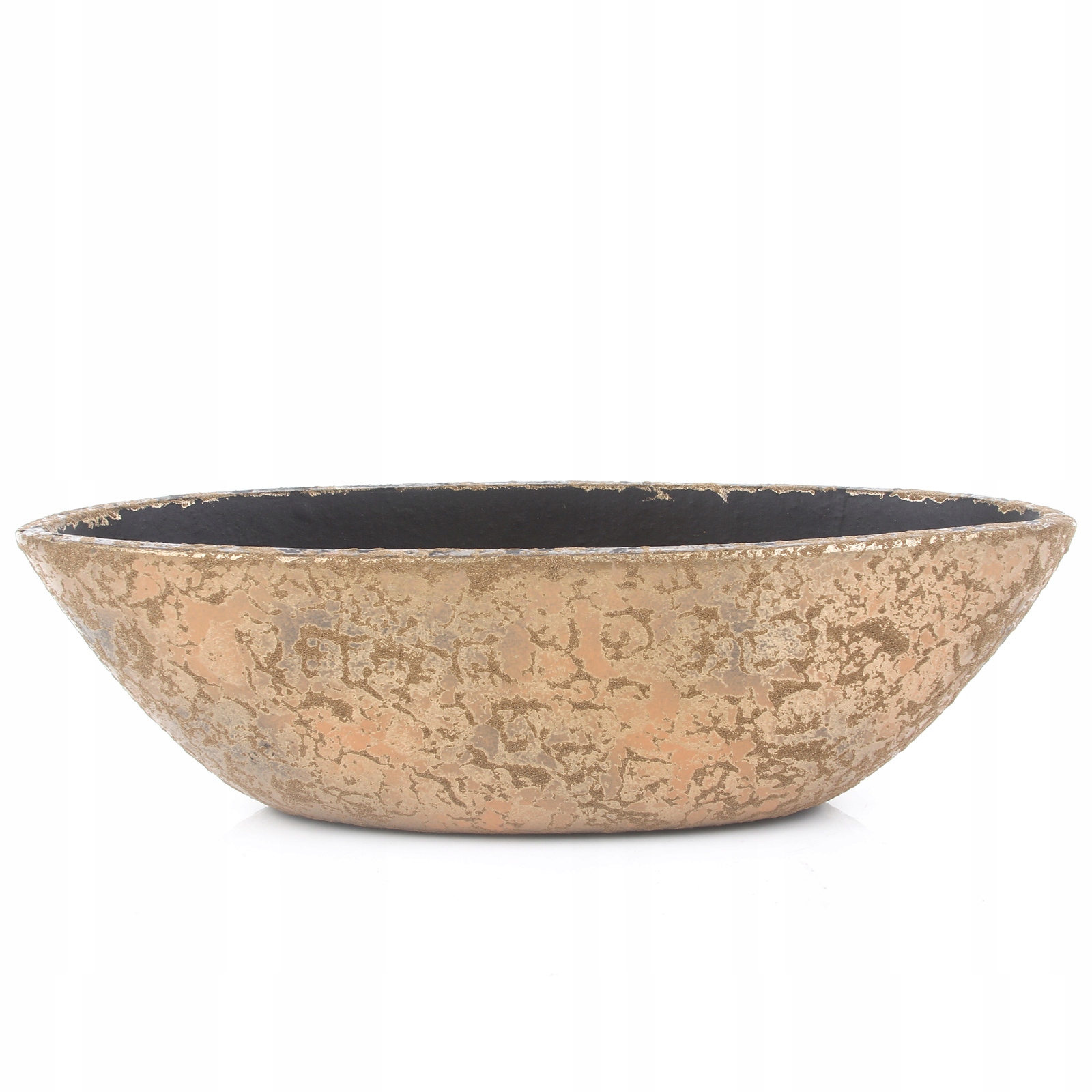 

Złota owalna doniczka Clemente Oval 48x19/15 Gold