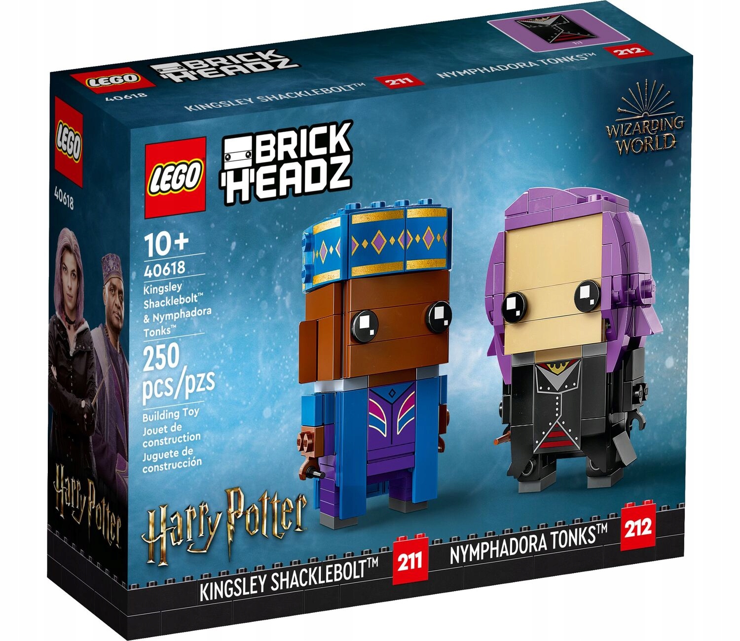 Lego 40618 BrickHeadz Kingsley Shacklebolt a Nimfadora Tonks