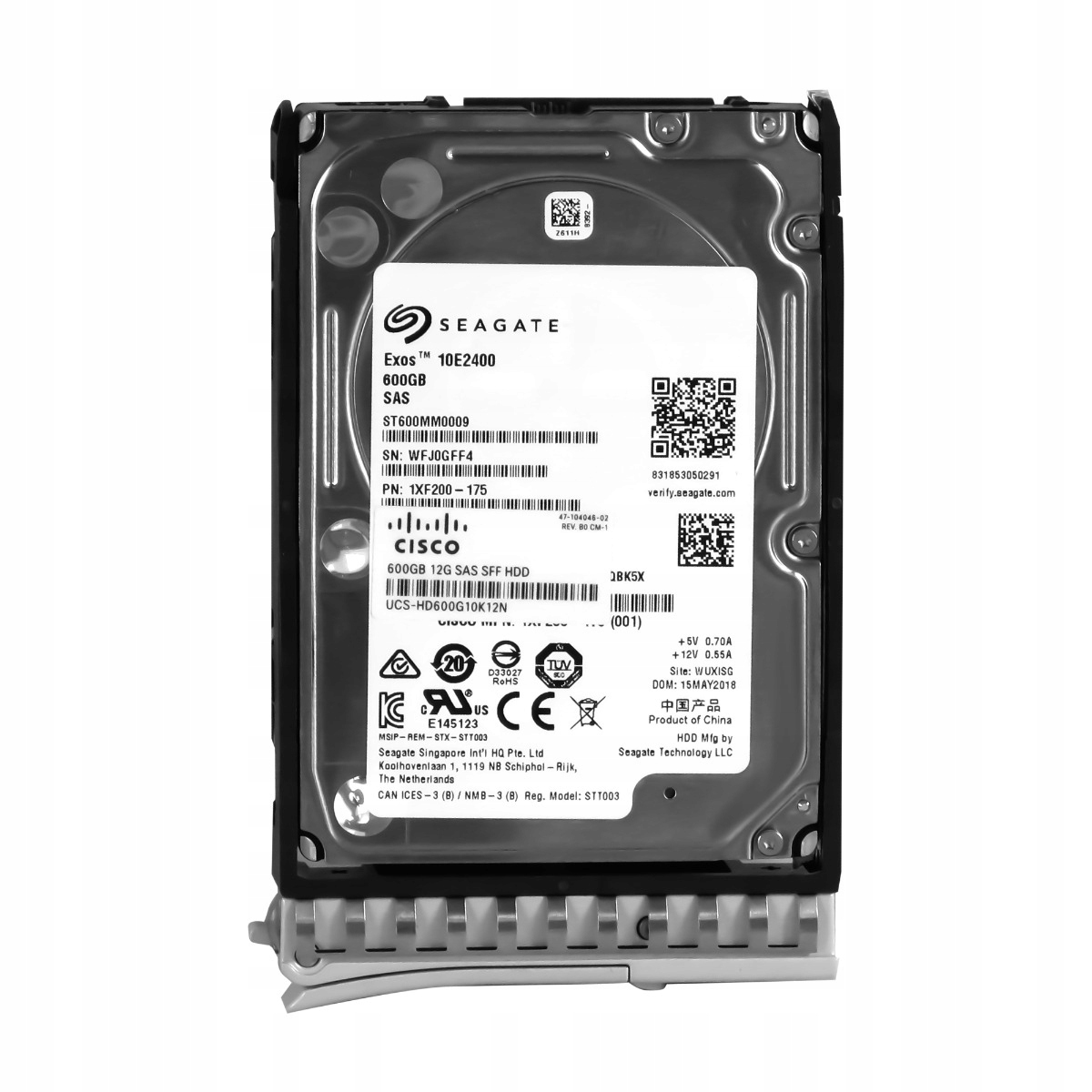 Cisco HD600G10K12 600GB 10K 128MB SAS-2 2.5'' ST600MM0009