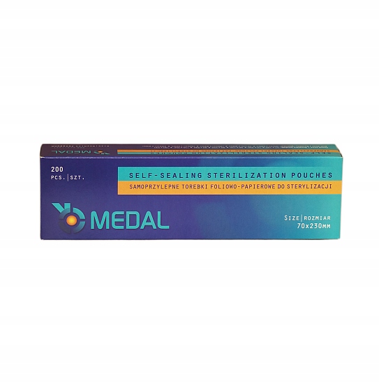 

Medal Torebki do sterylizacji 70x230mm 200 szt