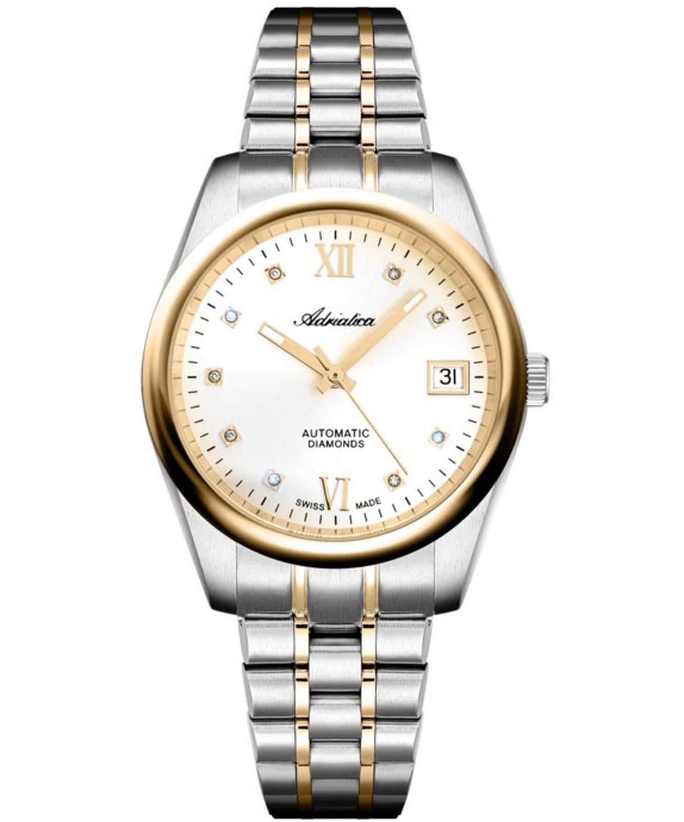 Dámské hodinky Adriatica Classic Automatic Diamonds