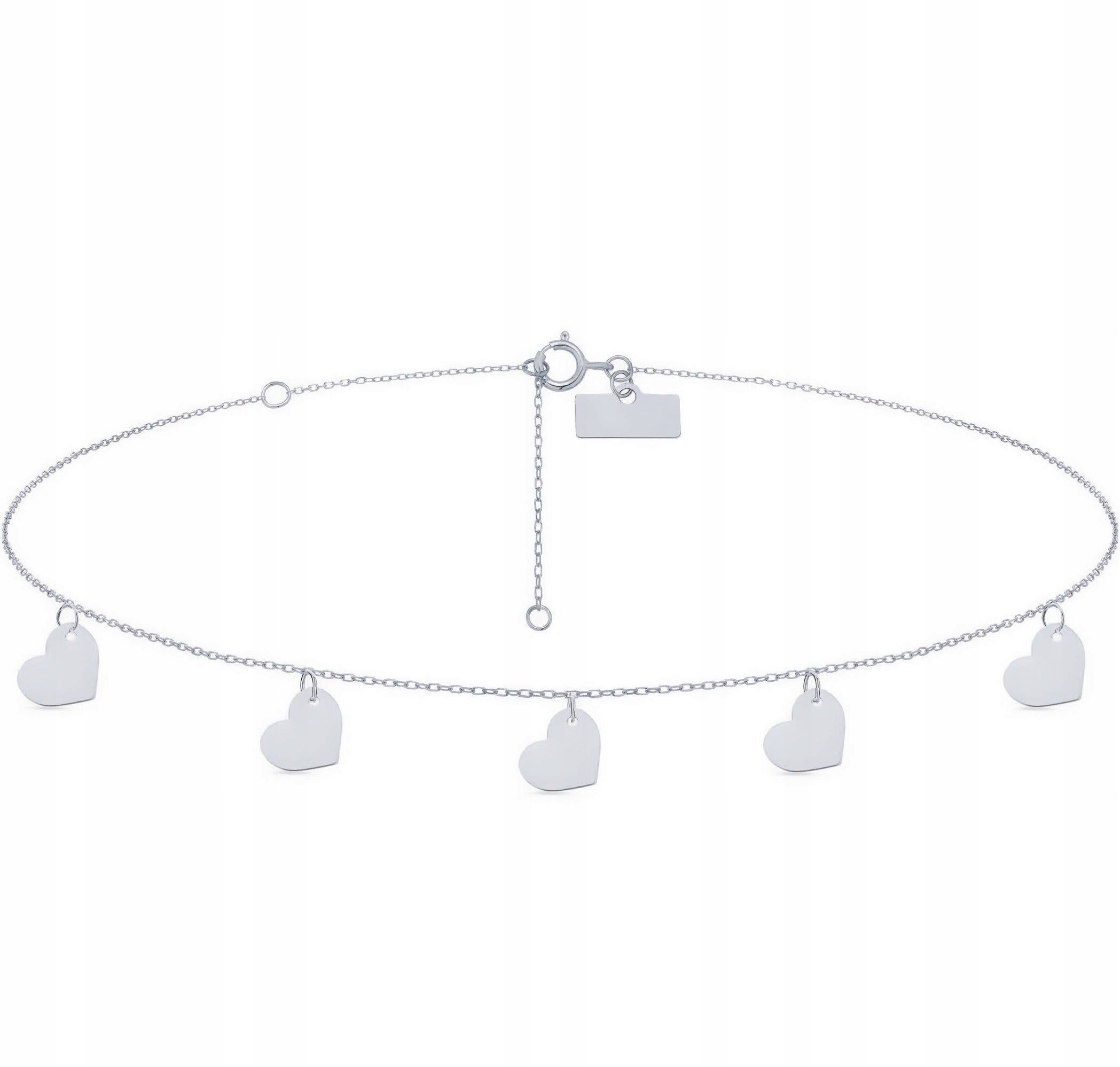 

Srebrny naszyjnik Celebrytka Choker serce Grawer