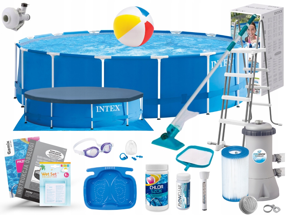 

Basen Ogrodowy Intex Stelażowy 457x122 28242 19W1